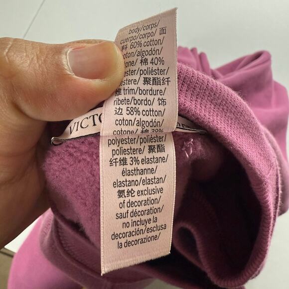 Victoria's Secret Pink Fleece Corset Crewneck - Size M - Picture 8 of 8